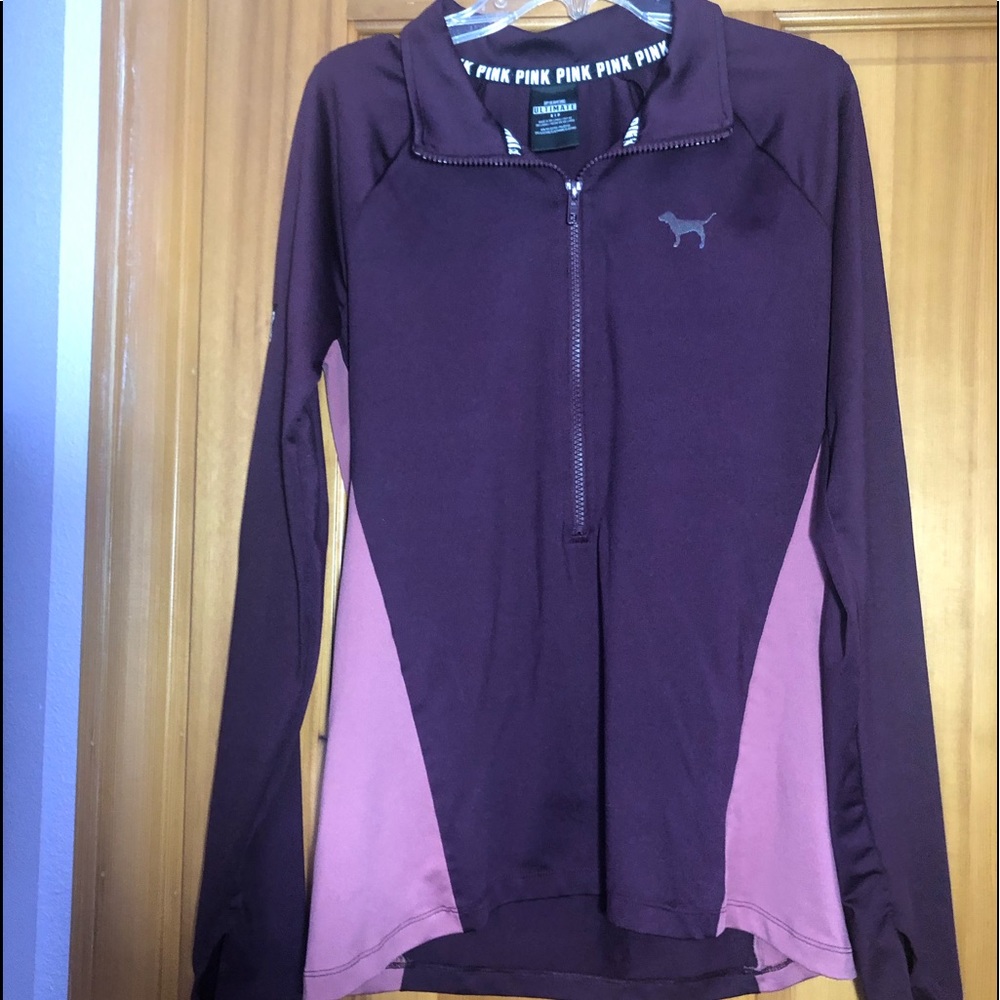 Workout quarter zip